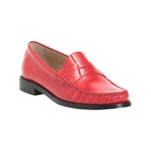 STUART WEITZMAN Made In Spain Patent Leather Lottie Loafers